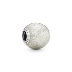 Pandora Glitter ball, silver glitter enamel 796327EN144