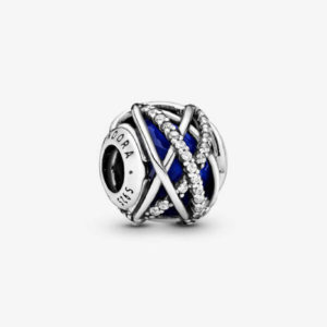 Pandora Blue Galaxy Charm 796361