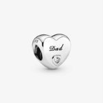 Pandora Dad Heart Charm 796458