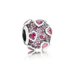 Pandora Raised Hearts Pavé Charm 796555CZSMX