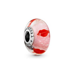Pandora Red Lips Murano Glass Charm 796598
