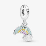 Pandora Rainbow and cloud charm 797016ENMX