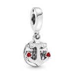 Pandora Anchor heart pendant charm 797208