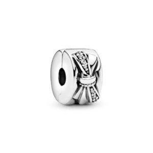 Pandora Sparkling Bow Clip Charm 797304CZ