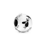 Pandora Disney Charm, Mary Poppins Silhouette, Black and White Enamel 797510ENMX