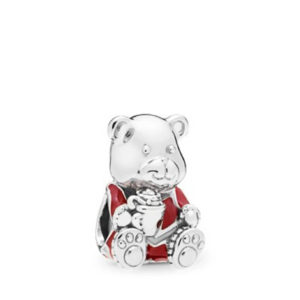 Pandora Christmas Teddy Bear Charm 797564ENMX