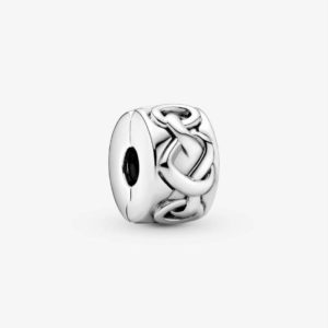 Pandora Knotted Hearts Clip Charm 798035