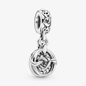 Pandora Knotted Hearts Dangle Charm 798095CZ