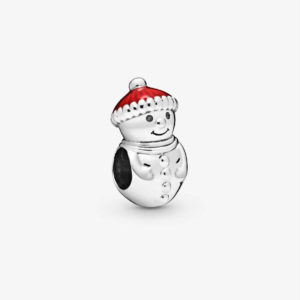 Pandora Snowman and Santa Hat Charm 798478C01