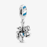 Pandora Disney Parks Mickey and Minnie Carousel Pendant Charm 798900C01