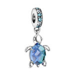 Pandora Murano Glass Sea Turtle Dangle Charm 798939C01