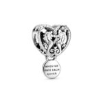Pandora Openwork Seahorses Heart Charm 798949C00