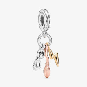 Pandora Harry Potter, Glasses, Nimbus 2000 & Lightning Bolt Dangle Charm 799129C00