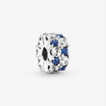 Pandora Clear & Blue Sparkling Clip Charm 799171C01