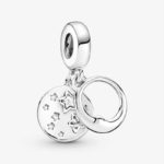Pandora Sleeping Moon and Stars Dangle Charm 799242C01