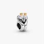 Pandora Two-tone Swans & Heart Charm 799315C00