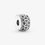 Pandora Flower Pattern Clip Charm 799316C00