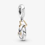 Pandora Two-tone Wedding Rings Dangle Charm 799319C01