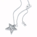 Pandora Pavé Asymmetric Star Collier Necklace 390020C01