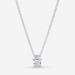 Pandora Sparkling Collier Round & Square Pendant Necklace 390048C01