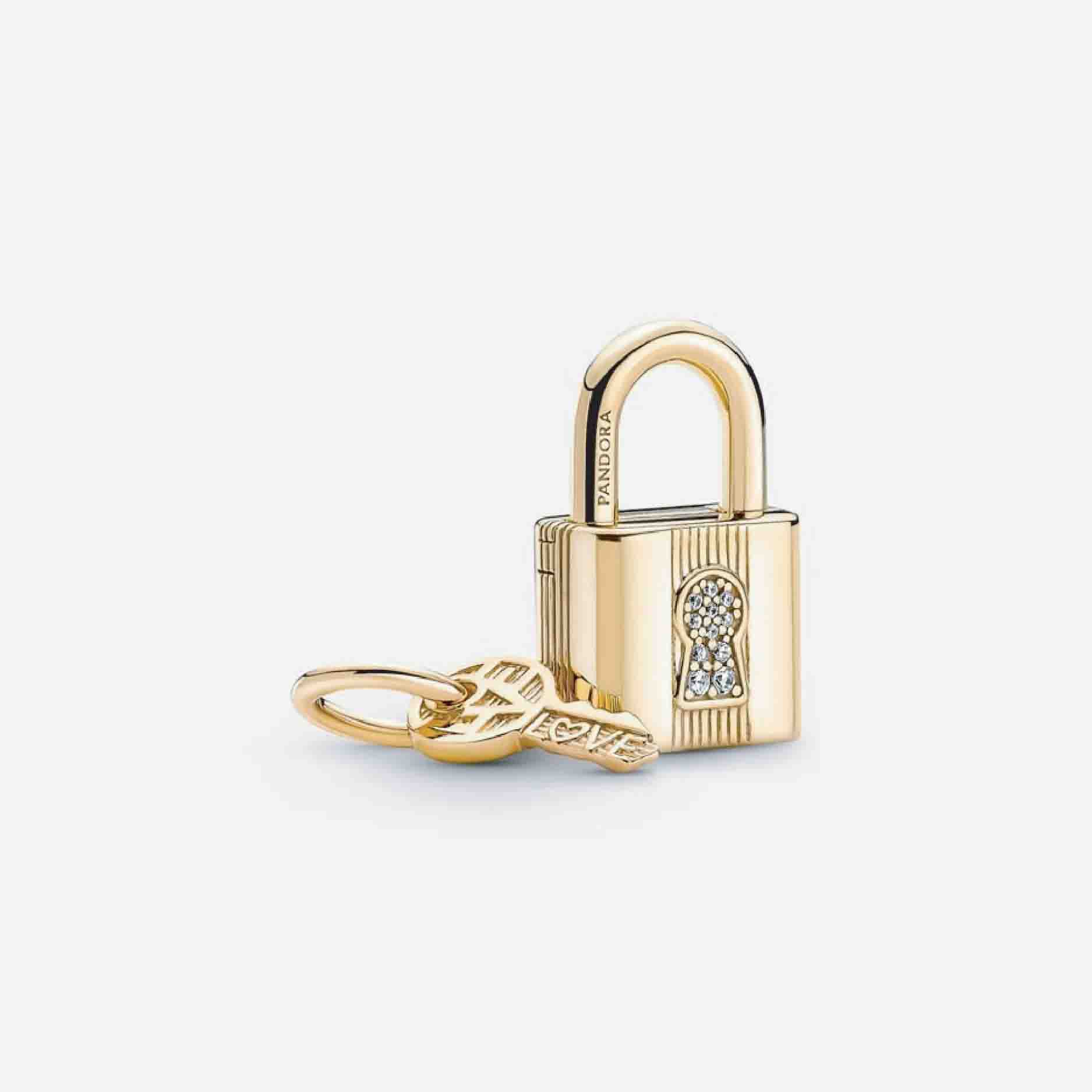 Pandora Padlock & Key Dangle Charm 760088C01