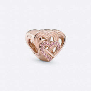 Pandora Interlocking Love Hearts Charm 789529C01 