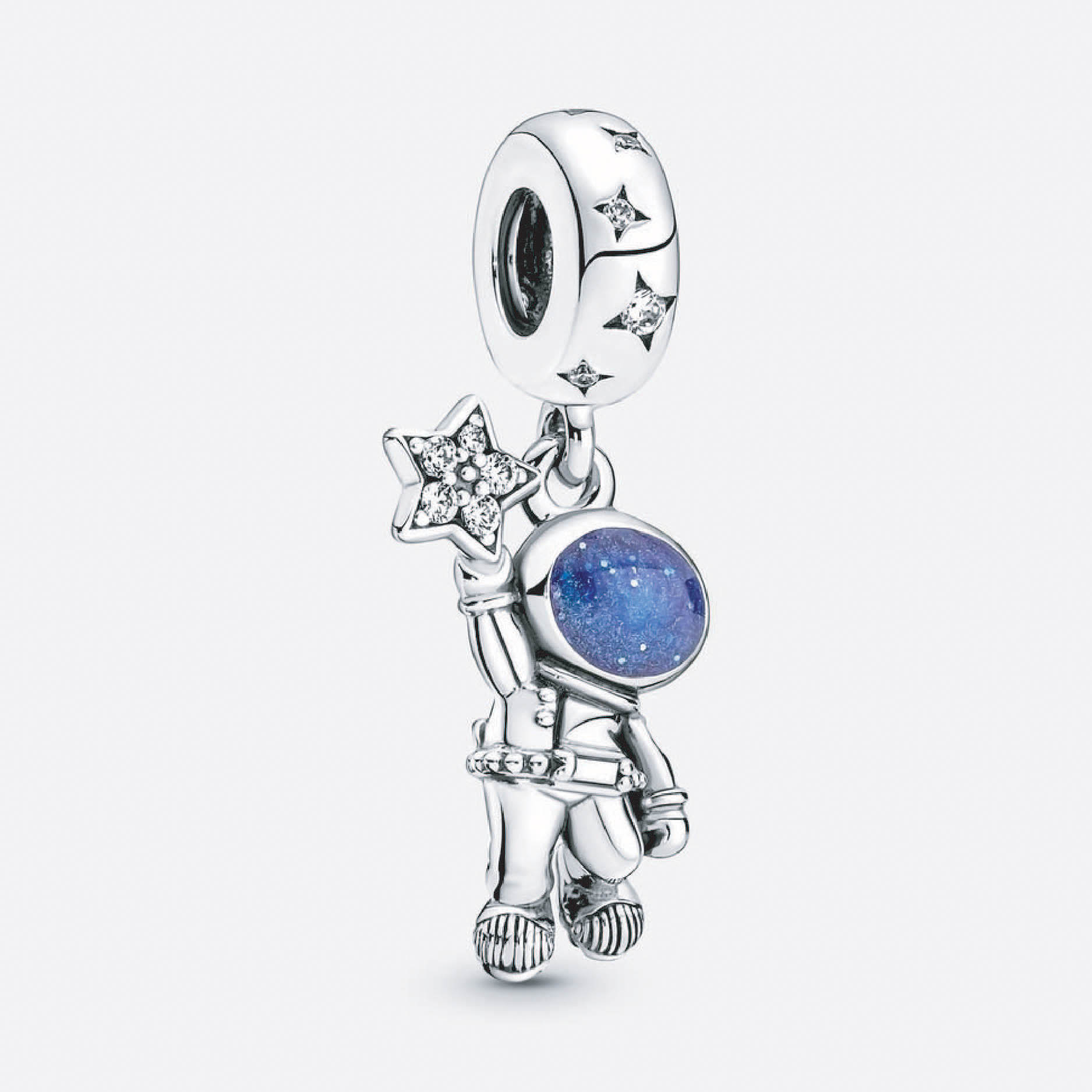 Pandora Astronaut In The Galaxy Dangle Charm 790030C01