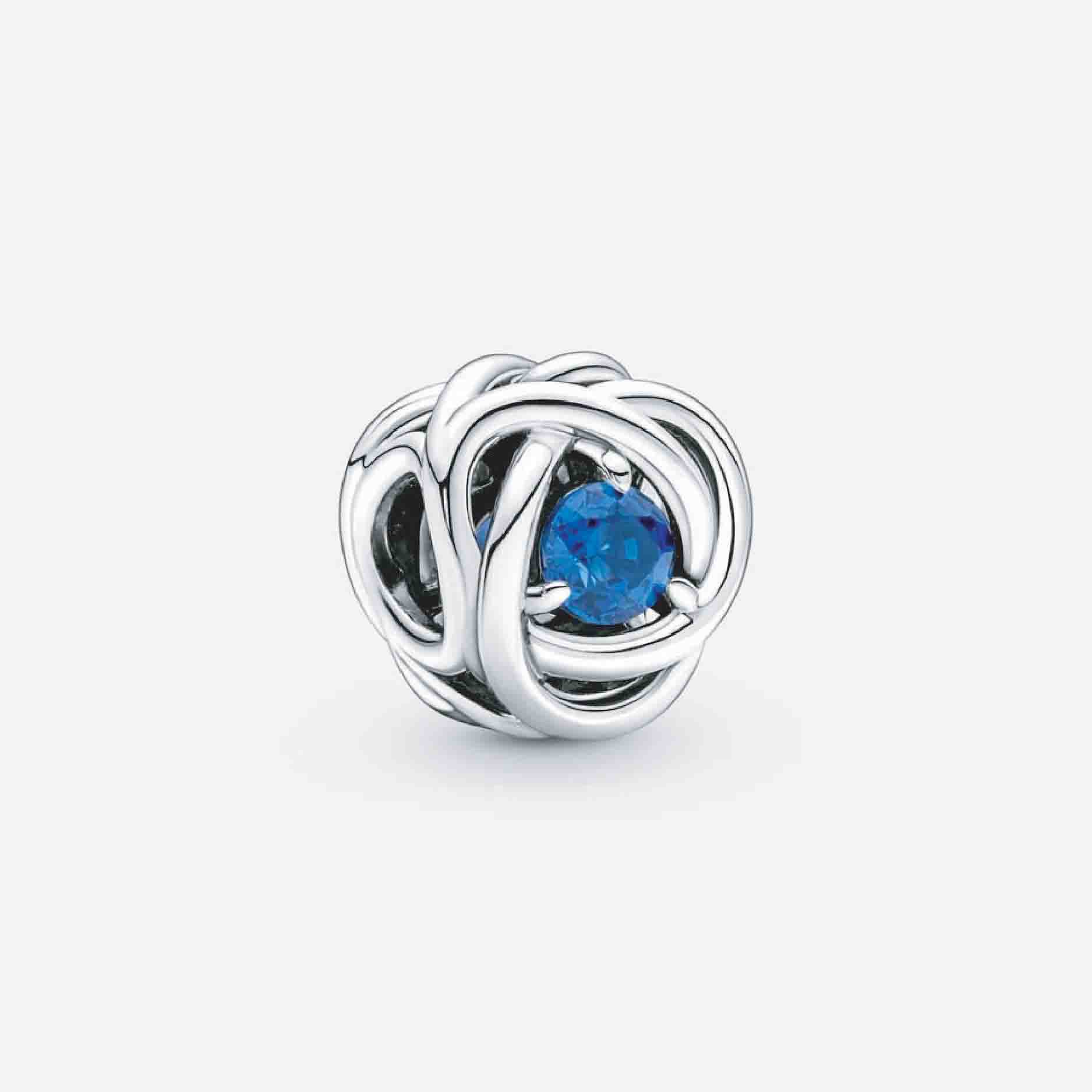 Pandora September Blue Eternity Circle Charm 790065C07