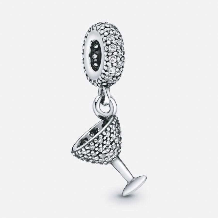 Pandora Cocktail Glass pendant charm 791535CZ 