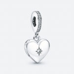 Pandora Open Heart Locket Pendant Charm 799537C01 