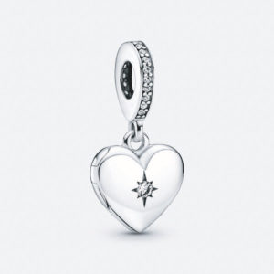 Pandora Open Heart Locket Pendant Charm 799537C01