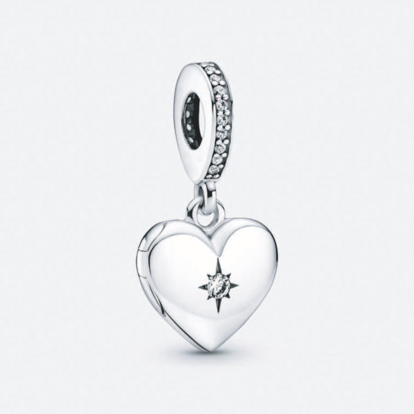 Pandora Open Heart Locket Pendant Charm 799537C01