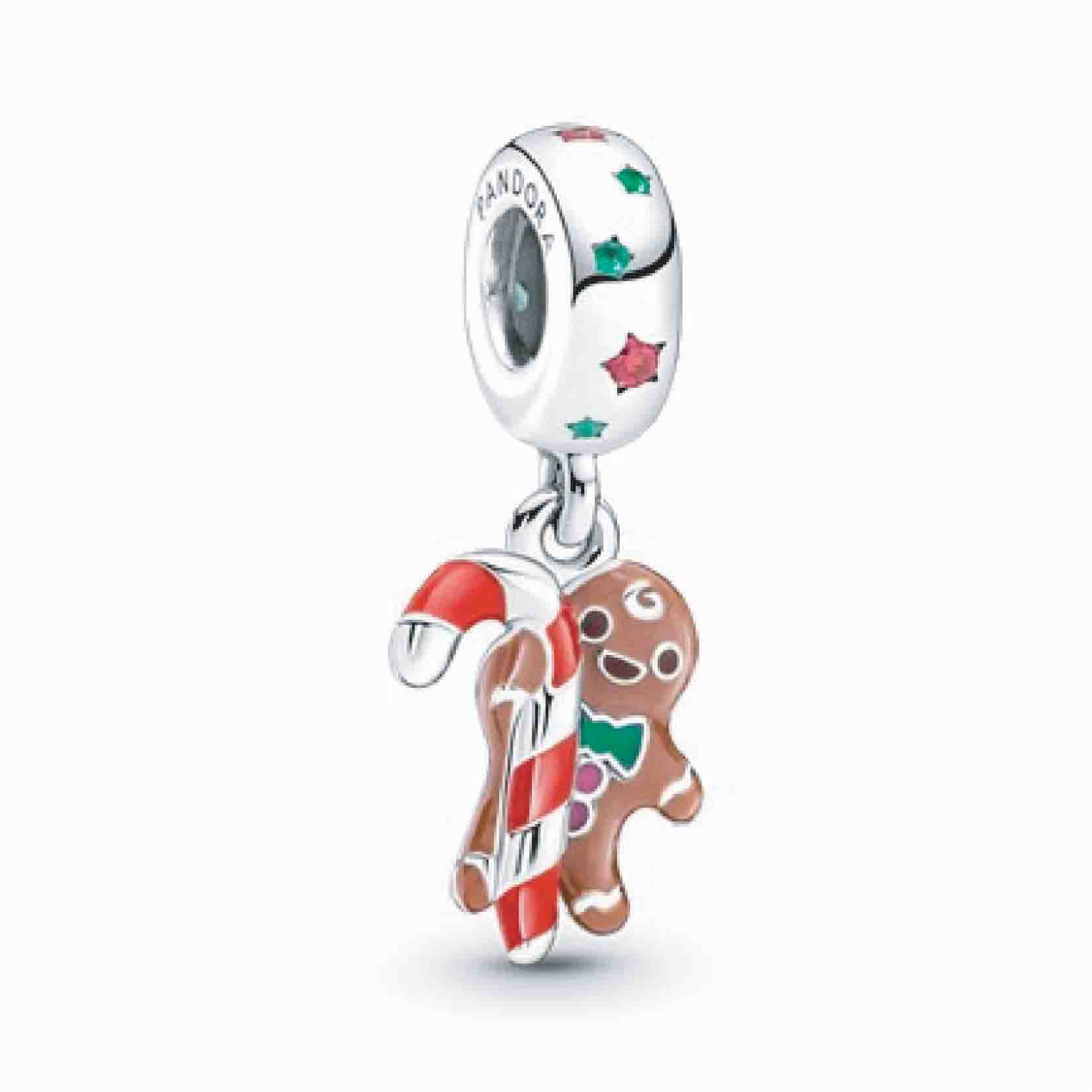 Pandora Gingerbread Man Dangle Charm 799637C01