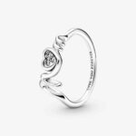 Pandora Mom Pavé Heart Ring 191149C01