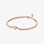 Pandora Sparkling Heart Tennis Bracelet 580041C01