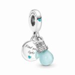 Pandora Light Bulb Pendant Charm Glow in the Dark 791123C01
