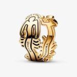 Pandora Keith Haring™ x Pandora Wavy Figure Open Ring 162226C01