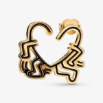 Pandora Keith Haring™ x Pandora Walking Heart Stud Earring 262221C01