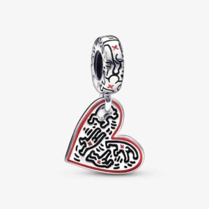 Pandora Keith Haring™ x Pandora Line Art People Heart Dangle Charm 792215C01