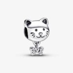 Pandora Pet Cat & Bow Charm 792255C01