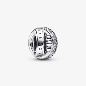 Pandora Signature Logo Pavé & Beads Charm 792317C01