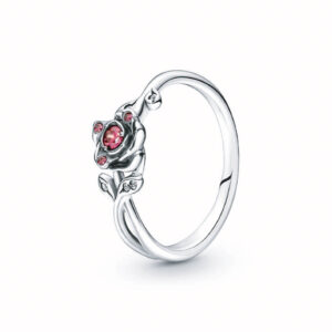 Pandora Disney Beauty and the Beast Pink Ring 190017C01-EI