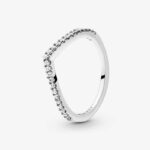 Pandora Sparkling Wishbone Ring 196316-EI