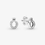 Pandora Polished Crown O Stud Earrings 298295-EI