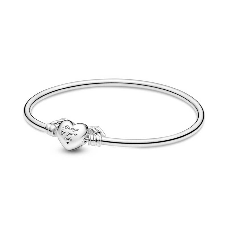 Pandora Moments Winged Heart Bangle 599379C00-18-EI