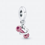 Pandora Dumbbell and Heart Pendant Charm 799545C01-EI