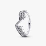 Pandora Shiny Asymmetric Wave Ring 192543C01