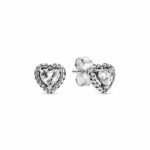 Pandora Embossed Hearts Earrings 298427C01-EI