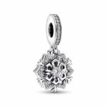 Pandora Shiny Snowflake Double Dangle Charm 792355C01