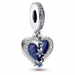 Pandora Shooting Star Double Heart Dangle Charm 792356C01